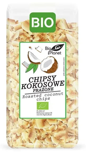 Chipsy płatki kokosowe prażone 150 g - Bio Planet (EKO)