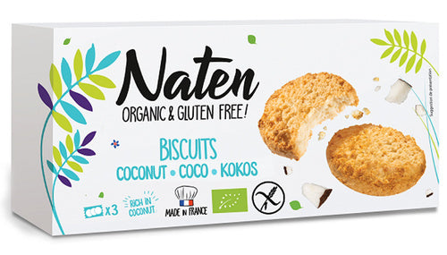 Ciastka kokosowe bezglutenowe 150 g - Naten (EKO)