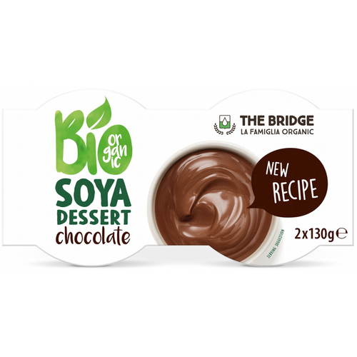Deser sojowy czekoladowy bezglutenowy 260 g - The Bridge (EKO)