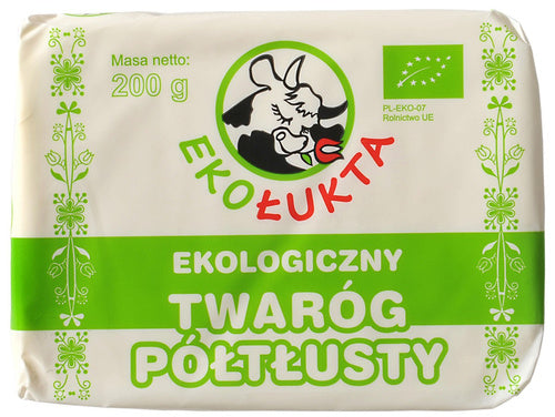 Ekologiczny twaróg półtłusty 200 g - Eko Łukta (EKO)