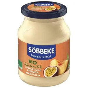 Jogurt brzoskwinia marakuja kremowy 500 g - Sobbeke (EKO)