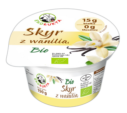Jogurt skyr typu islandzkiego z wanilią 150 g - Eko Łukta (EKO)