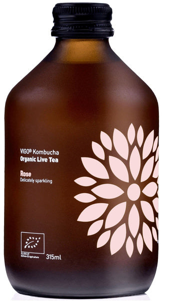 Kombucha różana bezglutenowa 330 ml - Vigo (EKO)