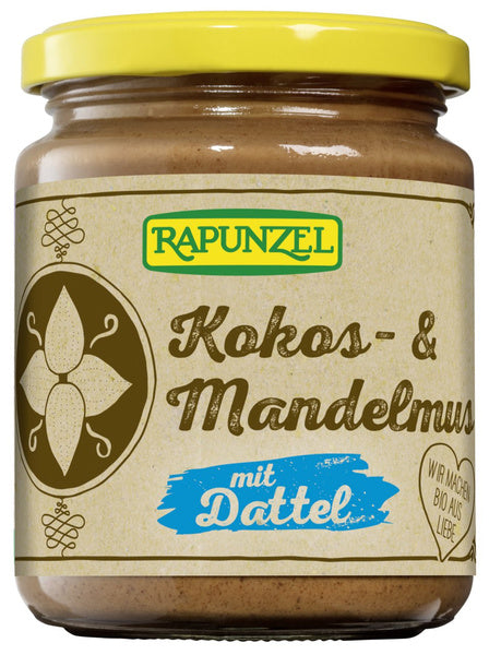Krem kokosowo migdałowy z daktylami 250 g - Rapunzel (EKO)