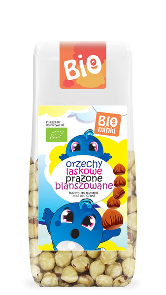 Orzechy laskowe blanszowane prażone 100 g - Biominki (EKO)