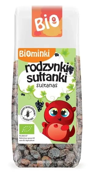 Rodzynki sułtanki bezglutenowe 150 g - Biominki (EKO)