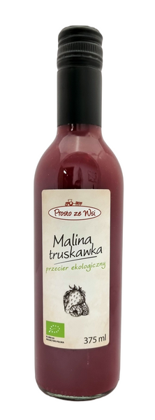 Sok przecierowy malina truskawka 375 ml - Prosto Ze Wsi (EKO)