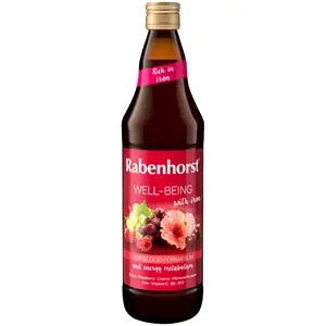 Sok wieloowocowy z żelazem i witaminami C B6 B12 750 ml - Rabenhorst