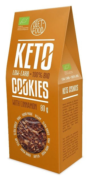 Ciastka z cynamonem KETO 80 g - DIET-FOOD (EKO)