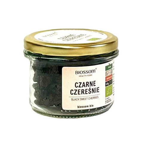 Czereśnie czarne bezglutenowe 125 g - Biossom (EKO)