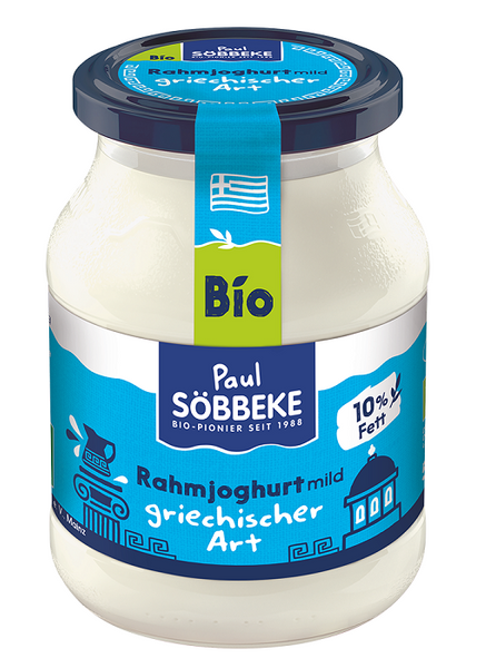 Jogurt naturalny typu greckiego kremowy 500 g - Sobbeke (EKO)