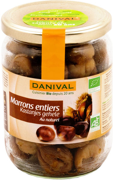 Kasztany jadalne całe gotowane 320 g - Danival (EKO)
