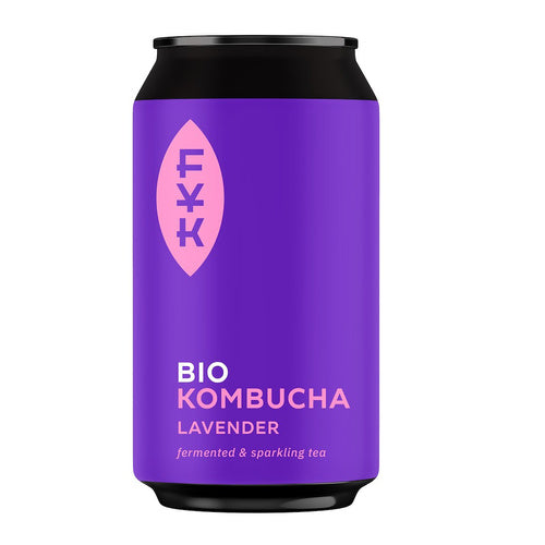Kombucha herbata zielona z lawendą bezglutenowa 330 ml - Forever Young Kombucha (EKO)