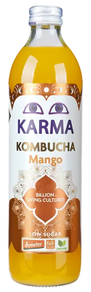 Kombucha z mango fair for life 500 ml - Karma Kombucha (EKO)