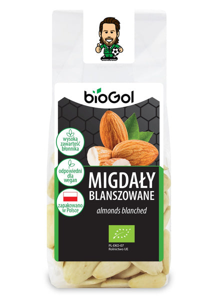 Migdały blanszowane 100 g - Biogol (EKO)