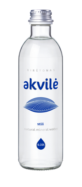 Naturalna woda mineralna niegazowana 330 ml - Akvile