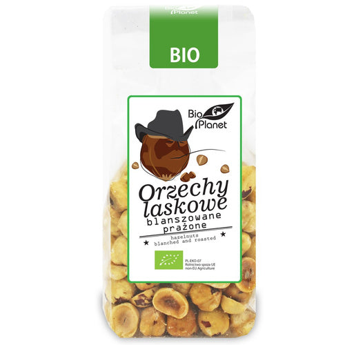 Orzechy laskowe blanszowane prażone 100 g - Bio Planet (EKO)