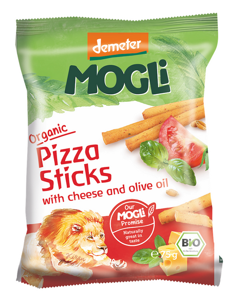 Paluszki chlebowe z ziołami o smaku pizzy 75 g - Mogli (EKO)