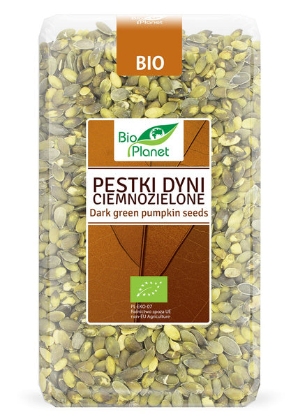 Pestki dyni ciemnozielone 1 kg - Bio Planet (EKO)