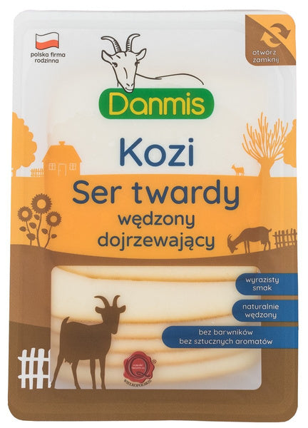Ser kozi wędzony plastry 100 g - Danmis