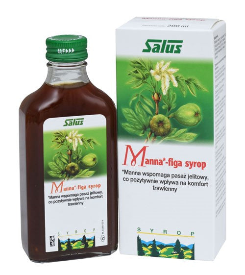 Syrop jesion mannowy figa bezglutenowy 200 ml - Salus
