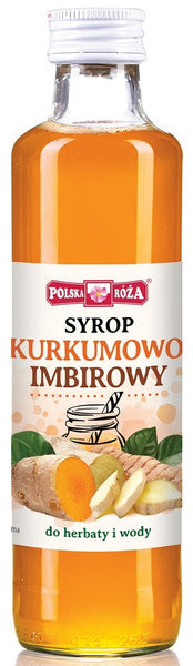 Syrop kurkumowo imbirowy 250 ml - Polska Róża