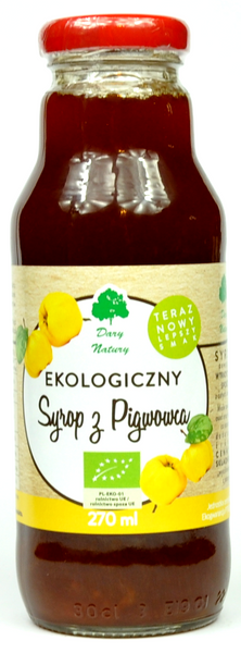 Syrop z pigwowca 270 ml - Dary Natury (EKO)